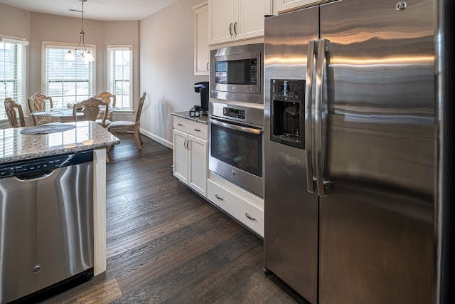Empty Modern Kitchen Area