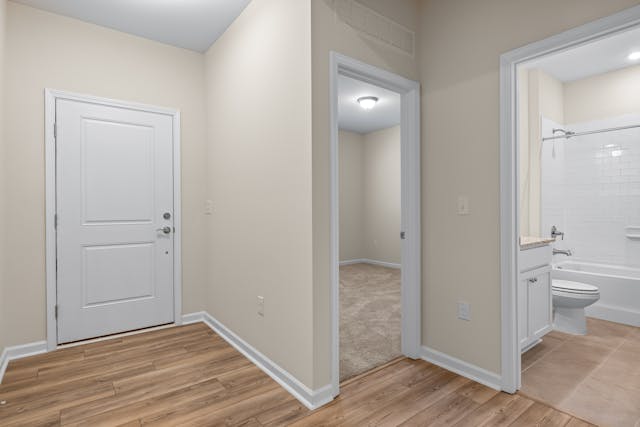 an empty apartment
