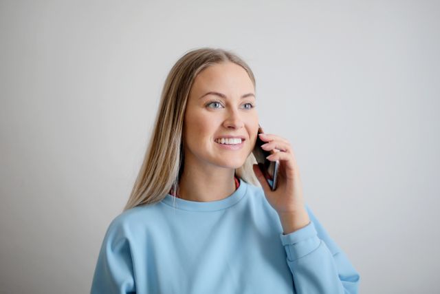 a person talking on the phone